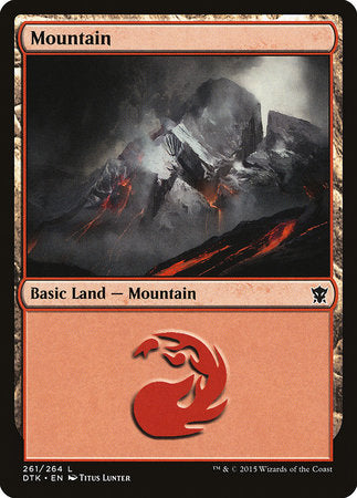 Mountain (261) [Dragons of Tarkir] | Gate City Games LLC