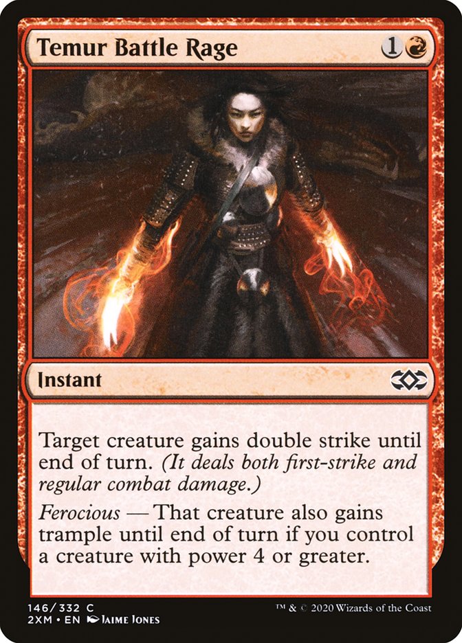 Temur Battle Rage [Double Masters] | Gate City Games LLC