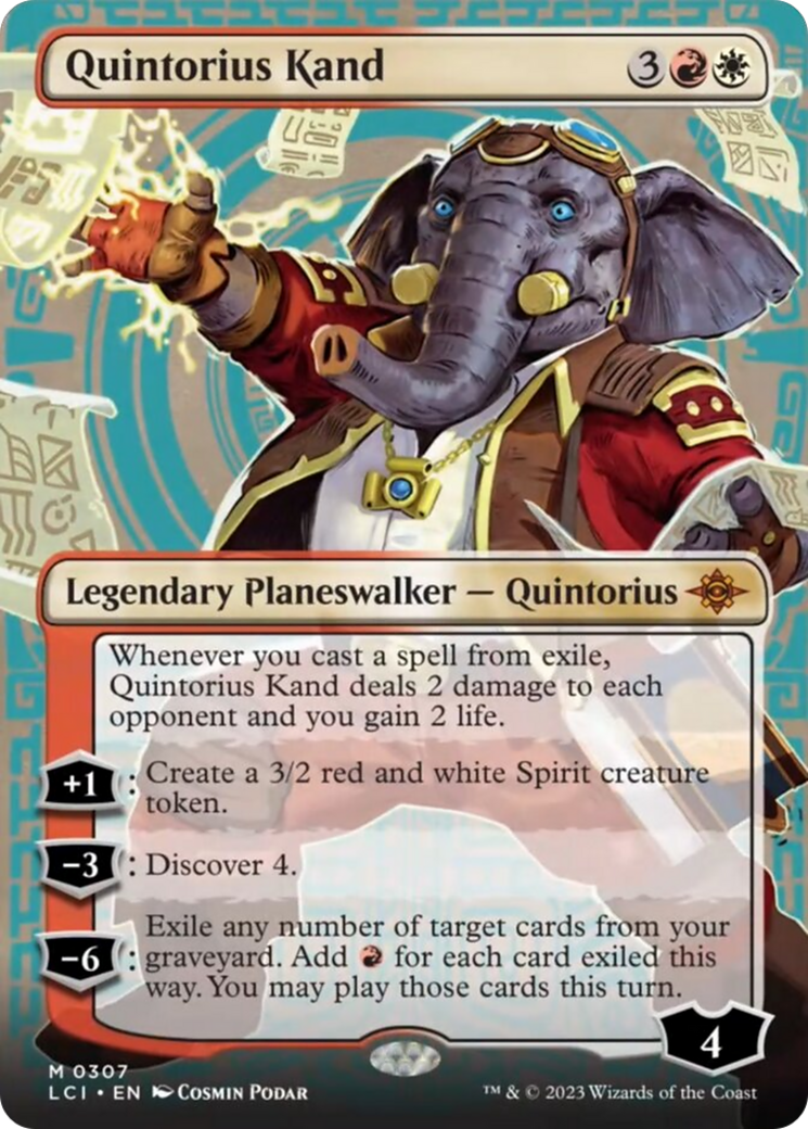 Quintorius Kand (0307) (Borderless) [The Lost Caverns of Ixalan] | Gate City Games LLC