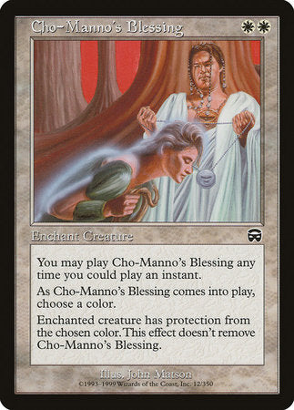 Cho-Manno's Blessing [Mercadian Masques] | Gate City Games LLC