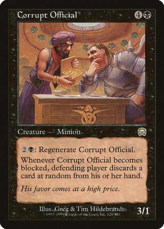 Corrupt Official [Mercadian Masques] | Gate City Games LLC