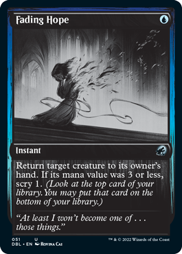 Fading Hope [Innistrad: Double Feature] | Gate City Games LLC