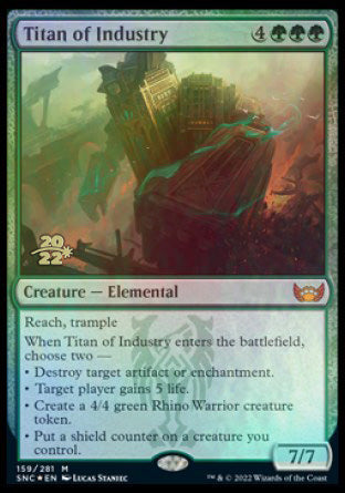 Titan of Industry [Streets of New Capenna Prerelease Promos] | Gate City Games LLC