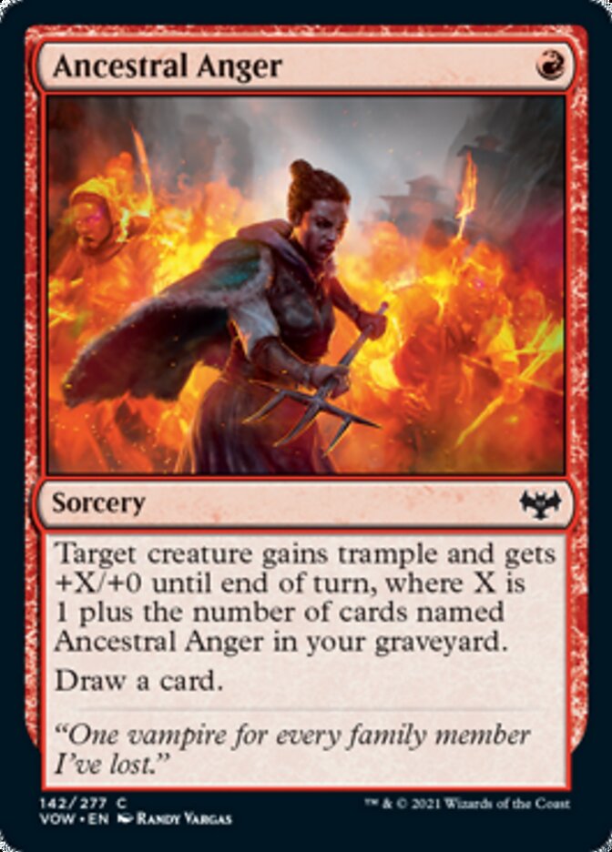 Ancestral Anger [Innistrad: Crimson Vow] | Gate City Games LLC