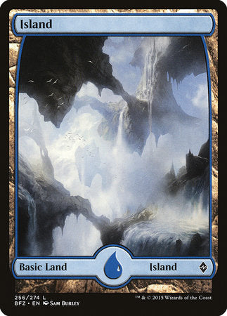 Island (256) - Full Art [Battle for Zendikar] | Gate City Games LLC