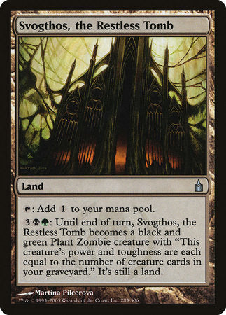 Svogthos, the Restless Tomb [Ravnica: City of Guilds] | Gate City Games LLC