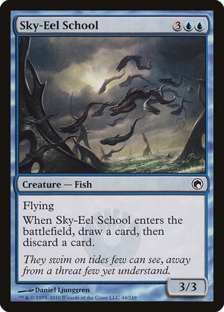 Sky-Eel School [Scars of Mirrodin] | Gate City Games LLC