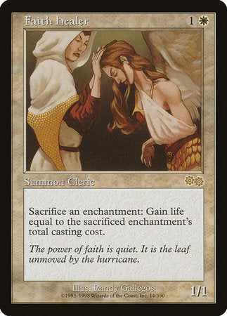 Faith Healer [Urza's Saga] | Gate City Games LLC