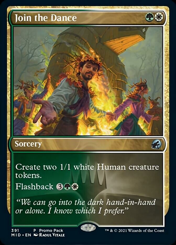 Join the Dance (Promo Pack) [Innistrad: Midnight Hunt Promos] | Gate City Games LLC