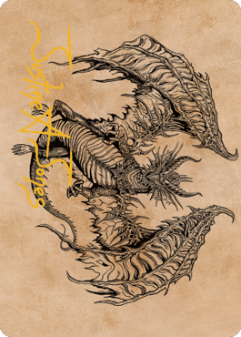 Ganax, Astral Hunter Art Card (Gold-Stamped Signature) [Commander Legends: Battle for Baldur's Gate Art Series] | Gate City Games LLC