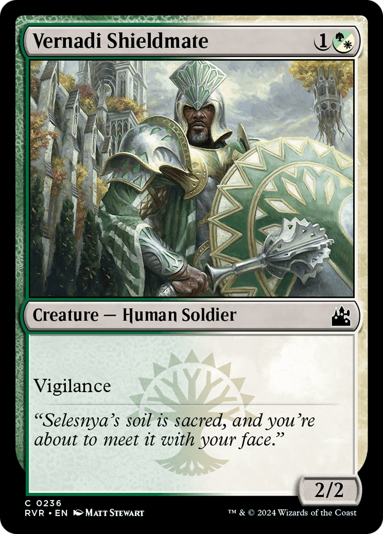 Vernadi Shieldmate [Ravnica Remastered] | Gate City Games LLC