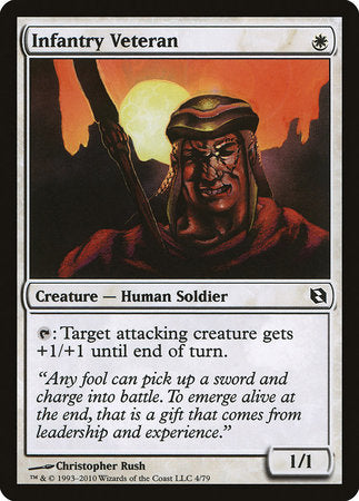 Infantry Veteran [Duel Decks: Elspeth vs. Tezzeret] | Gate City Games LLC