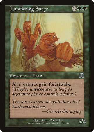 Lumbering Satyr [Mercadian Masques] | Gate City Games LLC