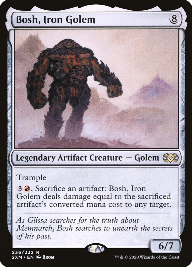 Bosh, Iron Golem [Double Masters] | Gate City Games LLC