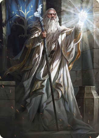 Gandalf the White Art Card [The Lord of the Rings: Tales of Middle-earth Art Series] | Gate City Games LLC