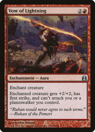 Vow of Lightning [Commander 2011] | Gate City Games LLC