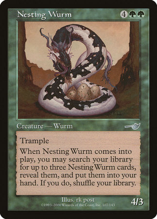 Nesting Wurm [Nemesis] | Gate City Games LLC