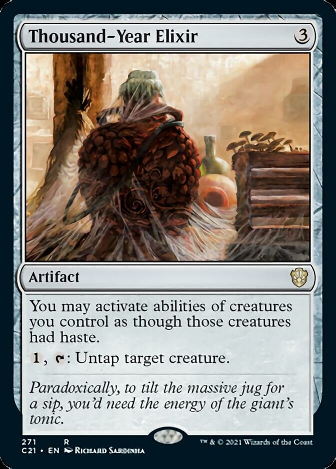 Thousand-Year Elixir [Commander 2021] | Gate City Games LLC