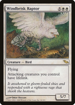 Windbrisk Raptor [Shadowmoor] | Gate City Games LLC