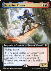 Kaza, Roil Chaser (Extended Art) [Zendikar Rising] | Gate City Games LLC