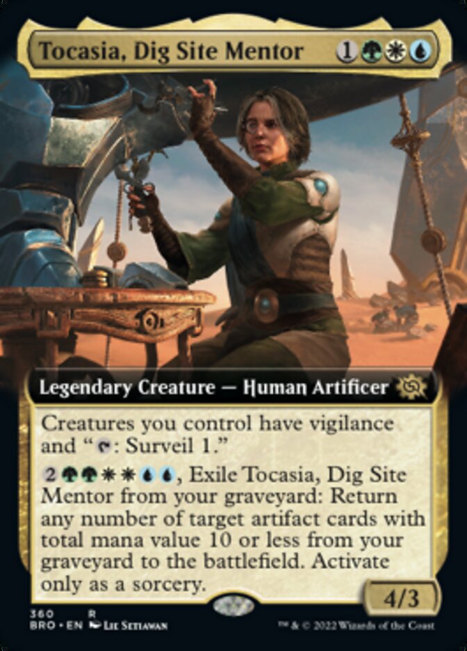 Tocasia, Dig Site Mentor (Extended Art) [The Brothers' War] | Gate City Games LLC