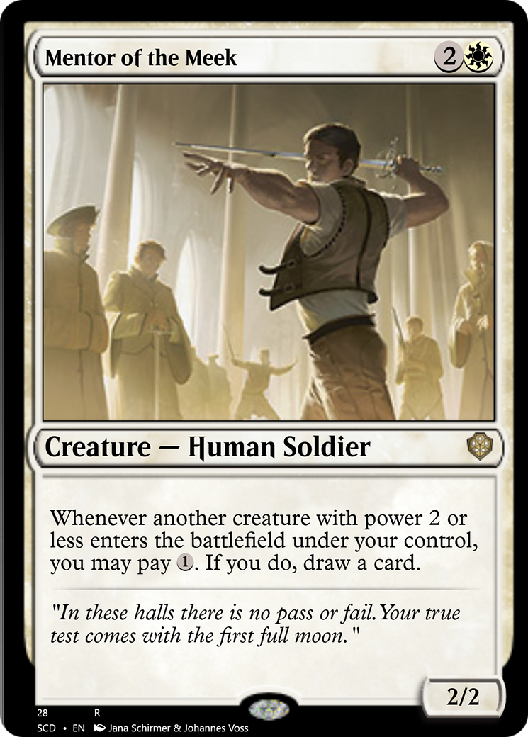 Mentor of the Meek [Starter Commander Decks] | Gate City Games LLC