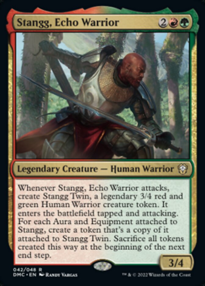 Stangg, Echo Warrior [Dominaria United Commander] | Gate City Games LLC