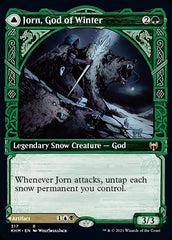 Jorn, God of Winter // Kaldring, the Rimestaff (Showcase) [Kaldheim] | Gate City Games LLC