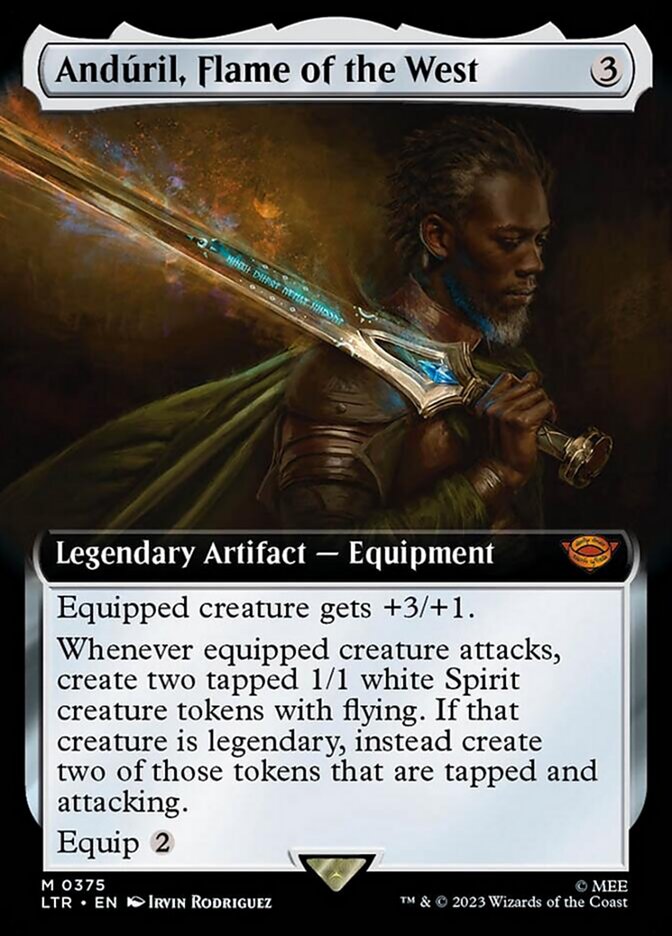 Anduril, Flame of the West (Extended Art) [The Lord of the Rings: Tales of Middle-Earth] | Gate City Games LLC