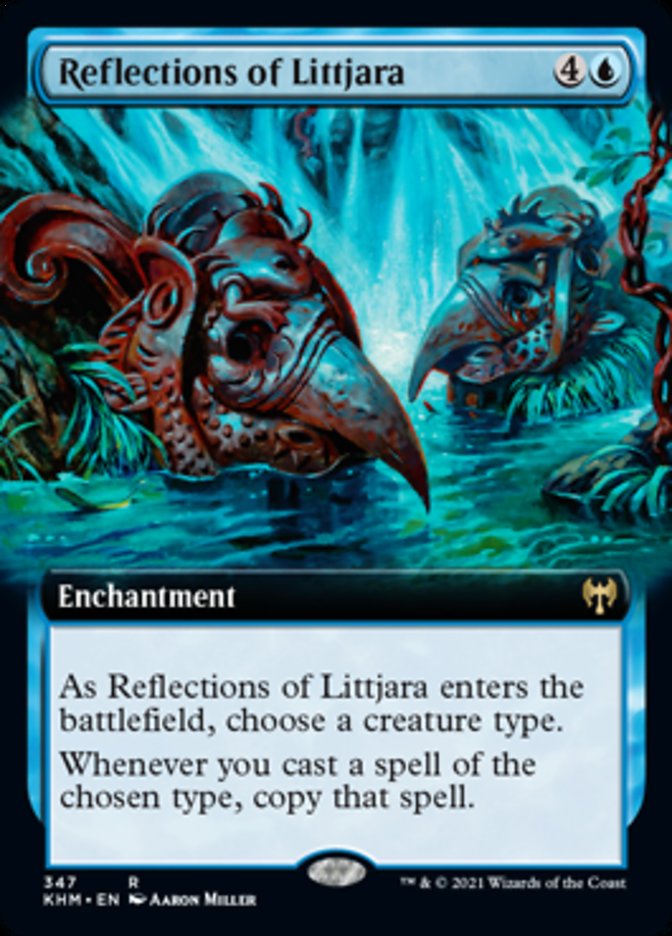 Reflections of Littjara (Extended Art) [Kaldheim] | Gate City Games LLC