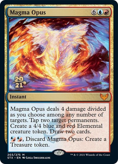 Magma Opus [Strixhaven: School of Mages Prerelease Promos] | Gate City Games LLC
