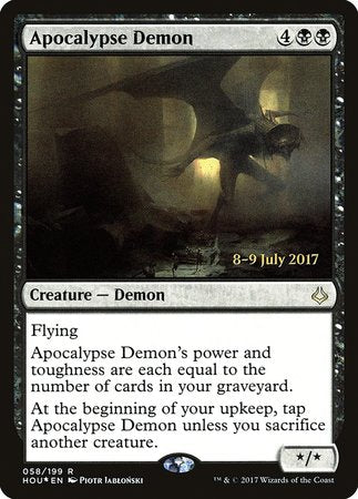 Apocalypse Demon [Hour of Devastation Promos] | Gate City Games LLC