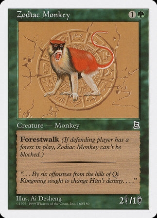 Zodiac Monkey [Portal Three Kingdoms] | Gate City Games LLC