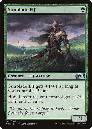 Sunblade Elf [Magic 2015] | Gate City Games LLC