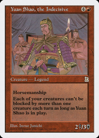 Yuan Shao, the Indecisive [Portal Three Kingdoms] | Gate City Games LLC