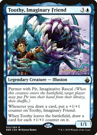 Toothy, Imaginary Friend [Battlebond Promos] | Gate City Games LLC