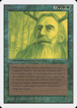 Gaea's Liege [Unlimited Edition] | Gate City Games LLC