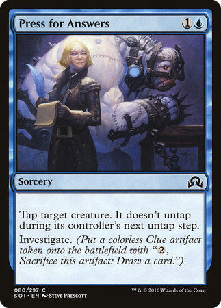 Press for Answers [Shadows over Innistrad] | Gate City Games LLC
