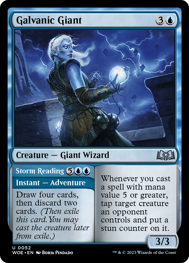 Galvanic Giant // Storm Reading [Wilds of Eldraine] | Gate City Games LLC