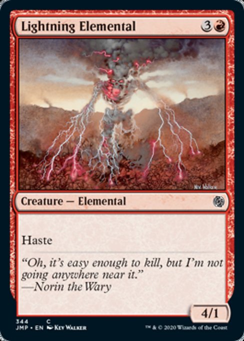 Lightning Elemental [Jumpstart] | Gate City Games LLC
