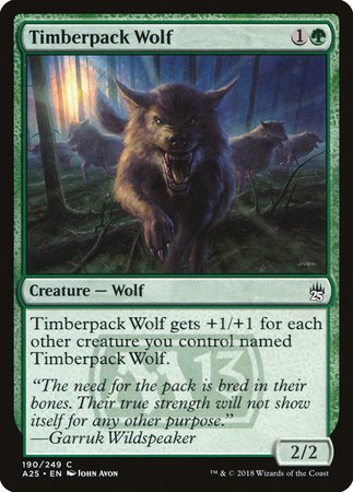 Timberpack Wolf [Masters 25] | Gate City Games LLC