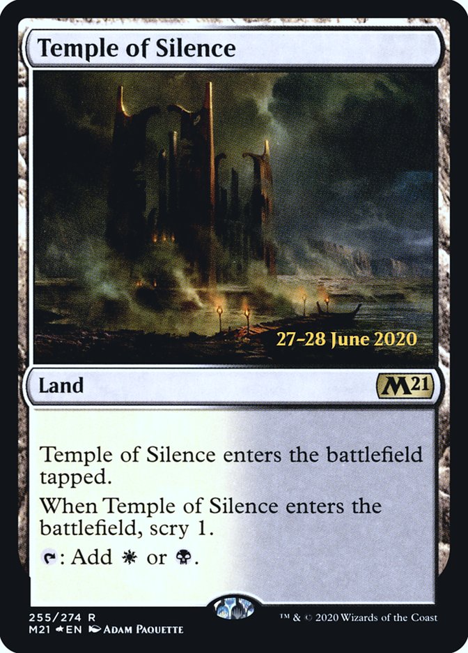 Temple of Silence  [Core Set 2021 Prerelease Promos] | Gate City Games LLC