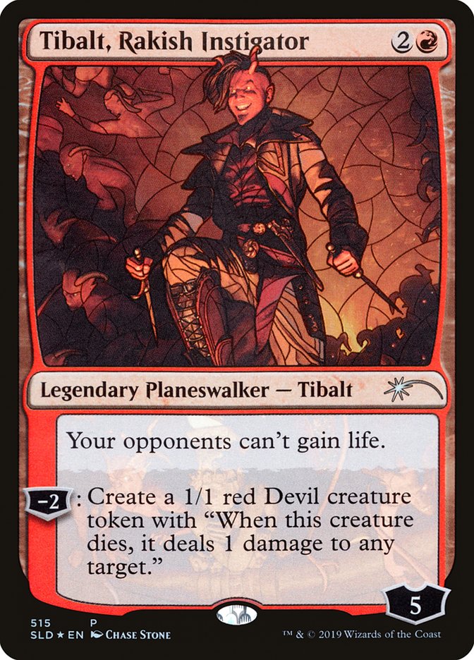 Tibalt, Rakish Instigator (Stained Glass) [Secret Lair Drop Promos] | Gate City Games LLC