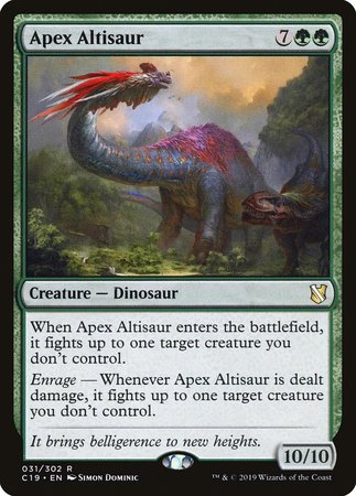 Apex Altisaur [Commander 2019] | Gate City Games LLC