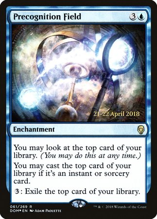 Precognition Field [Dominaria Promos] | Gate City Games LLC