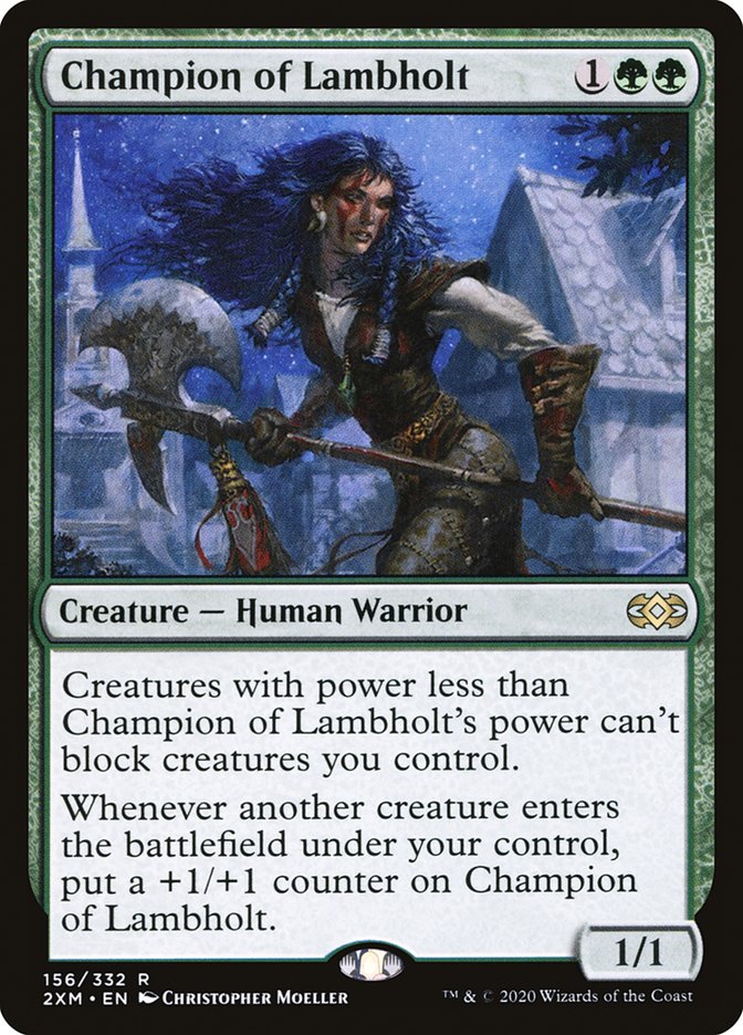 Champion of Lambholt [Double Masters] | Gate City Games LLC