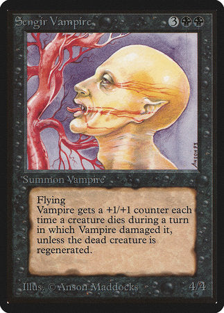 Sengir Vampire [Limited Edition Beta] | Gate City Games LLC