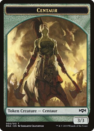 Centaur Token [Ravnica Allegiance Tokens] | Gate City Games LLC