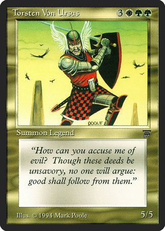 Torsten Von Ursus [Legends] | Gate City Games LLC
