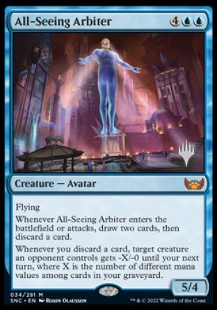 All-Seeing Arbiter (Promo Pack) [Streets of New Capenna Promos] | Gate City Games LLC
